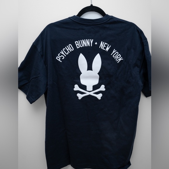 Psycho Bunny Relaxed Fit Tee - Navy (Medium) - Picture 5 of 5